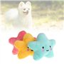 WOWOWO Jouet pour Animaux de Compagnie en Peluche Nuage en Forme d'étoile Doux Son grinçant Mignon Chien Chat à mâcher Chiot Enf