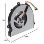 luosh Ventilateur de Refroidissement de processeur de Refroidisseur d'ordinateur Portable pour HP série 15-AC DC28000GAR0 SPS-81