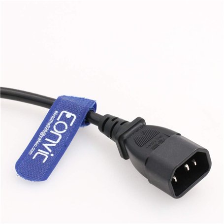 Adaptateur PDU C14 Mâle Vers 2 Prises C13 Femelles - Y Câble D'alimentation 1,5m