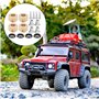 Combineur en Laiton 4 Pièces, Adaptateur Hexagonal de Moyeu de Roue pour TRX4 TRX6 1/10 Modèle de Voiture RC Combinateur en Lait