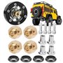 Combineur en Laiton 4 Pièces, Adaptateur Hexagonal de Moyeu de Roue pour TRX4 TRX6 1/10 Modèle de Voiture RC Combinateur en Lait