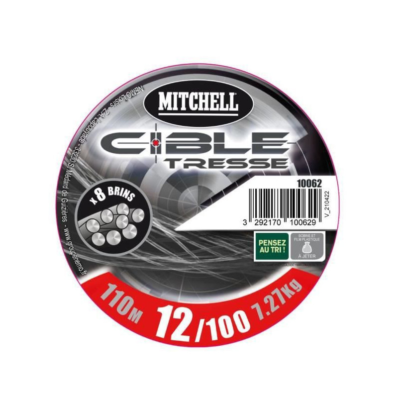 Ligne de pêche MITCHELL 110 mm 0,15 mm 7,27 kg