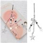 YANGLY Chaîne de téléphone Portable Lot de 3 Porte-clés étoiles Sweet Star Chaîne de téléphone Pendentif de téléphone Alliage Ma