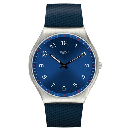 Swatch Hommes Analogique Quartz Suisse Montre avec Bracelet en Caoutchouc SS07S102