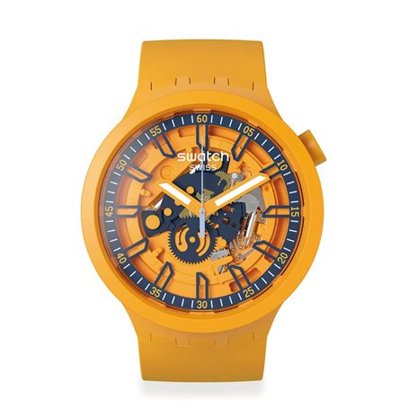 Swatch Fresh SB01O101 Montre à quartz orange unisexe