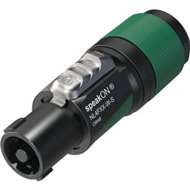 NEUTRIK - Connecteur - Fiche Speakon 4 points série XX taille S, IEC 61984 NEUTRIK - Connecteur - Fiche Speakon 4 points série XX taille S
