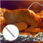 Sonde de température en acier inoxydable - Accessoire de cuisine pour four à micro-ondes