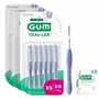 GUM TRAV-LER brossettes interdentaires | nettoyage en profondeur entre les dents | manche pliable | élimination de la plaque den