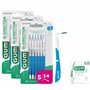GUM BI-DIRECTION Brossettes interdentaires orientables en 2 positions | Positionnement à 90° | Nettoyage des dents et éliminatio