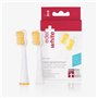 edel+white Dual Clean Ultrasoft Lot de 2 têtes de brosse à dents Airbag pour brosse à dents électrique, compatibles avec toutes 