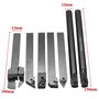 EsportsMJJ 7Pcs 12Mm Tige Tour Set Barre D'Alésage Tournage Kit Porte-Outils avec Inserts en Carbure