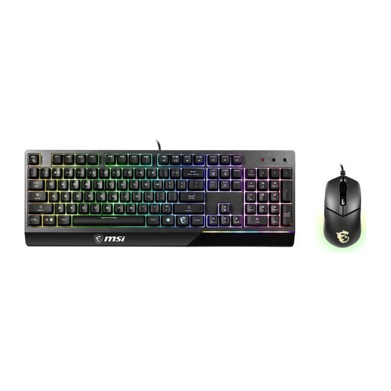 Clavier et souris MSI VIGOR GK30 COMBO Noir