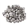 Oumefar 50 Pièces écrou D'accouplement Cylindrique 304 écrou D'accouplement en Acier Inoxydable M6x1.0 10 L11mm écrous de Connec