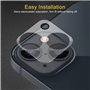 Cracksin [Lot de 2] Protection d'appareil photo pour iPhone 14 [6,1 pouces] / iPhone 14 Plus [6,7 pouces] Protection d'objectif 