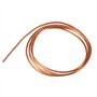 Tube en cuivre souple 2M - Tube en Cuivre Flexible OD 3mm x ID 2mm Tuyau à bobine souple pour réfrigérateur de climatiseur