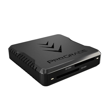 Lecteur de Carte mémoire SD UHS-II à Deux emplacements par ProGrade Digital | USB 3.2 Gen 2 pour Les cinéastes
