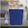 Acrimet Corbeille, Poubelle de bureau, 3,25 gallons / 13 quarts / 12 litres (en plastique) (couleur bleue) (lot de 4)