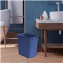Acrimet Corbeille, Poubelle de bureau, 6,75 gallons / 27 quarts / 24 litres (en plastique) (couleur bleue) (lot de 4)