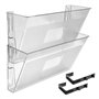 Acrimet Organisateur Mural pour Dossiers Modulaires en Plastique