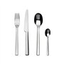 Alessi Reb09/2 Ovale Fourchette de Table en Acier Inoxydable 18/10 Brillant, Set de 6 Pièces