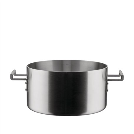 Alessi Convivio DC101/24 - Casserole à Deux Poignées en Trilame Design