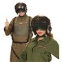 Widmann WDM04858 ? Déguisement pour Adultes Elmo Pilote Jet de Combat, Noir, Taille Unique