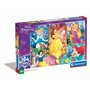 Clementoni - 20140 - Disney Princess - Jeu de Création et Logique pour Enfants - Puzzle Brillant - 104 Pièces - A partir de 6 An