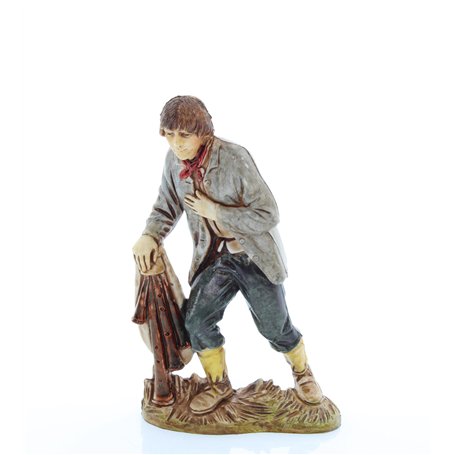 Moranduzzo Joueur de Cornemuse pour Crèche de 10 Cm Échelle 1:20-Figurines de Crèche Indestructibles-Style 700'