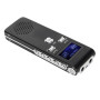 Enregistreur Vocal Numérique 192Kbps HD Réduction du Bruit Double Microphone Appareil D'enregistrement Portable Lecteur MP3 pour