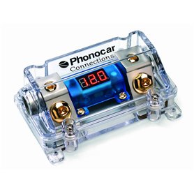 Phonocar 04490 Porte fusible pour fusibles Maxi Lame avec Voltmètre in/Out 50 mm² Multicolore Phonocar 04490 Porte fusible pour fusibles Maxi Lame avec Voltmètre in/Out 50 mm² Multicolore