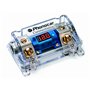 Phonocar 04490 Porte fusible pour fusibles Maxi Lame avec Voltmètre in/Out 50 mm² Multicolore