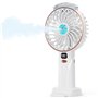 Ventilateur Portable - 4000mAh Mini Ventilateur Bureau Brumisateur