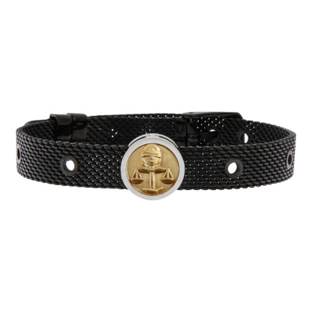 Bracelet Unisexe Law Talent Jewels TJA-2-05-01-2-235 Noir