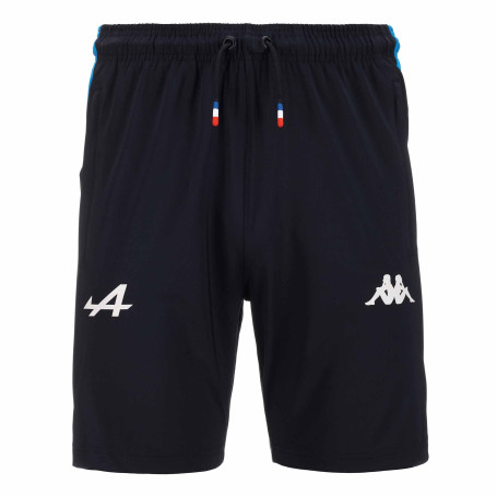 Kappa - Short Adrin BWT Alpine F1 Team 2024 pour Homme - Noir - Taille S
