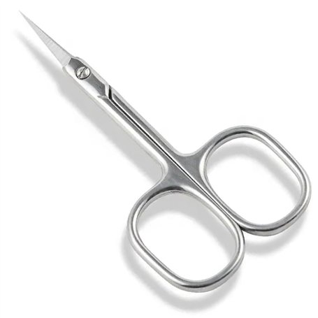 Ciseaux Cuticules Professionnel 1mm Longivia® Pointe Fine Incurvée en Acier Inoxydable Ciseau Coupe Cuticule Ongle de Precision