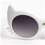 CARTOON Lunettes de soleil pour enfants Hello Kitty verres ovales monture moulée avec protection filtre UV401
