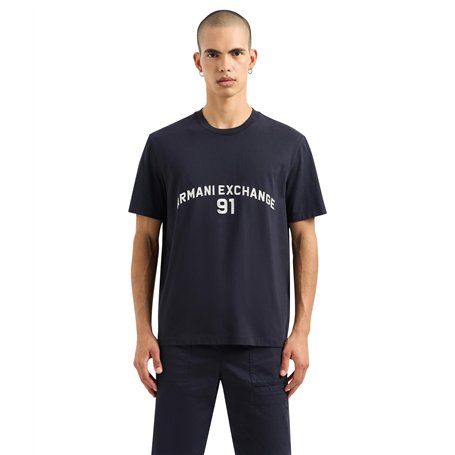 Armani Exchange Shirt pour Homme avec Grand Logo brodé