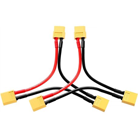 YUNIQUE GREEN-CLEAN-POWER - Lot de 2 câbles adaptateur XT60 série 2 Lipo