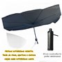 Pare-soleil de voiture pliable 130 x 75 cm - Anti-UV pour pare-brise avant - Protection solaire intérieure voiture - Universel p