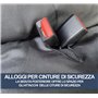 Auto Accessori Lupex - Housse de siège Auto, Compatible Housse de siège Auto pour 500L, Noir Rouge, Made in Italy, pour sièges A