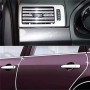 Alamor Silver Voiture Intérieur Décoration Porte De Ventilation Chrome Moulure Trim U Style 4 M