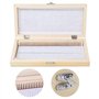 50 Pièces Boîte de Rangement pour Lame de Microscope Boîte de Rangement de Lames en Bois avec Non Polluant Outil de Rangement po