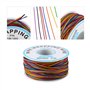 Marhynchus 30AWG Câble de Fil électrique, coloré P/N B-30-1000 Fil de raccordement en cuivre étamé 8 Fils Emballage Câble de Tes