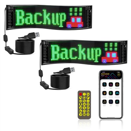 NEWFUN 2x Panneau led voiture