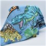 hermet Dinosaures | Parure de lit Simple | 1 Place | 100% Coton