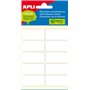 Apli Mini étiquettes 19 x 19 x 40 mm – BLANC (Lot de 60)