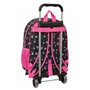 Cartable à roulettes Kuromi Noir Fuchsia 33 x 42 x 14 cm
