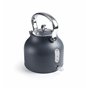 Lacor 69397 - Bouilloire rétro en acier inoxydable 18/10 avec technologie STRIX, finition gris mat, 1,7 l