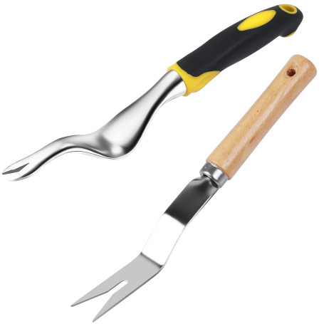 Désherbeur de jardin Outil de désherbage manuel Désherbage Profond Excavateur Herbe Pelouse Garniture Dissolvant Fourchette Extr