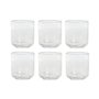 Set de Verres Home ESPRIT Transparent Verre 320 ml (6 Unités)